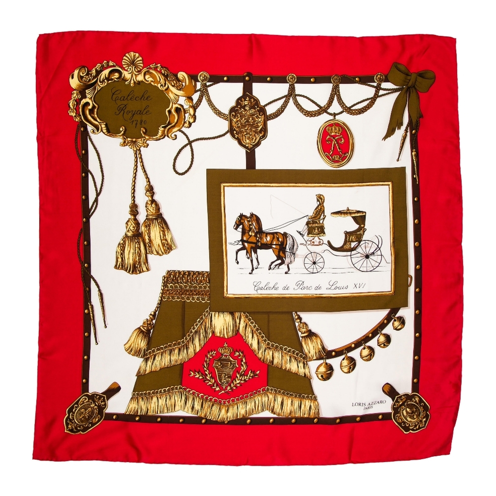 Loris Azzaro Caléche De XVI Silk Scarf